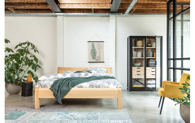 Goossens excellent bedframe donna onbewerkt eiken - 8180610-ledikant donna-03